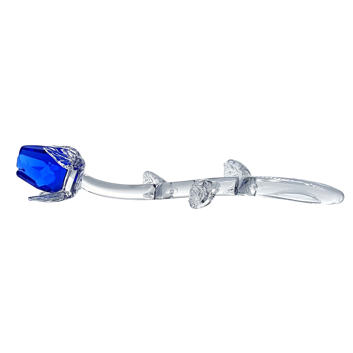 Crystal Blue Laying Rosebud By Crystal Florida - Click Image to Close