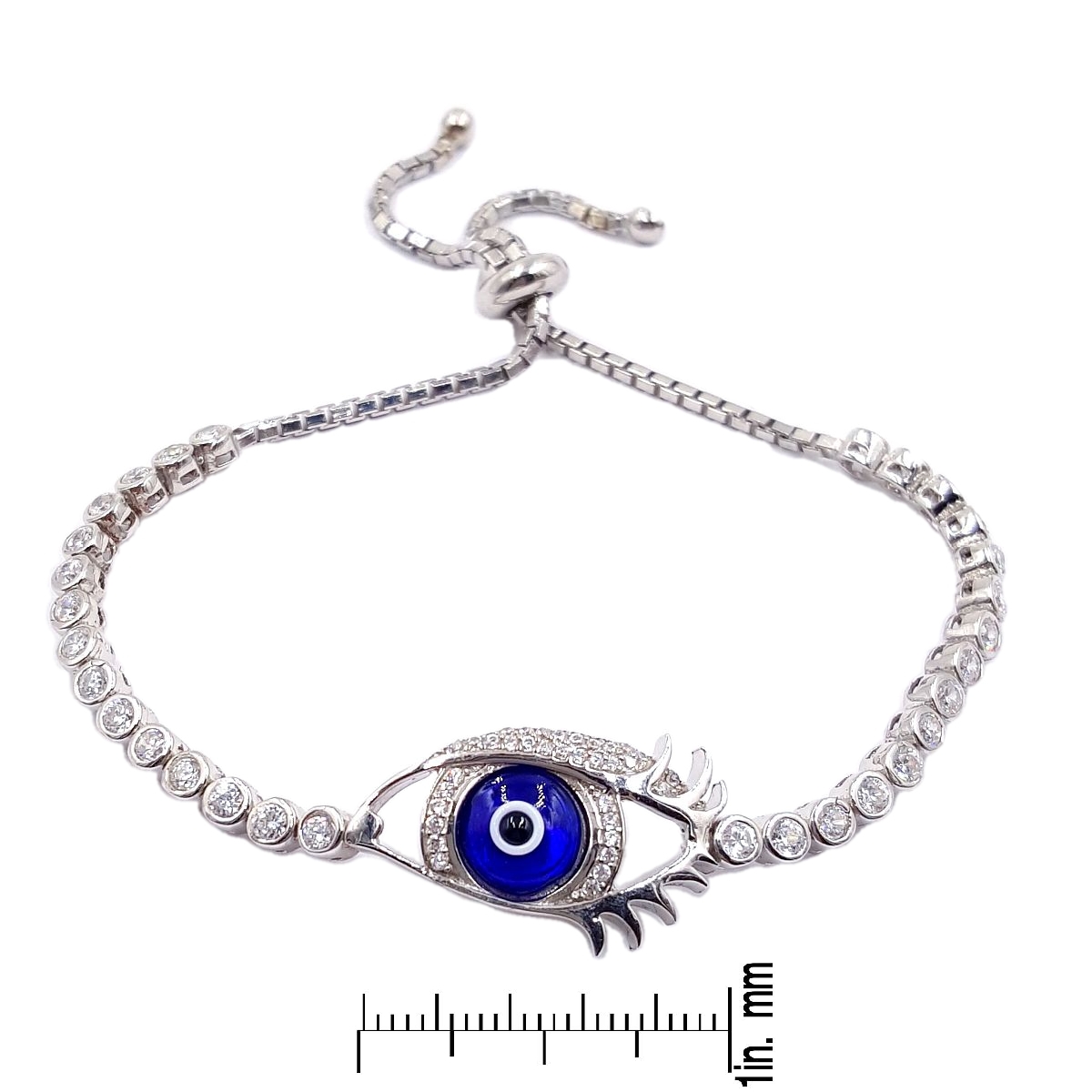 Evil Eye High Quality 925 Sterling Silver Bracelet